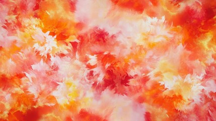 Wall Mural - Abstract fiery background with vibrant hues of orange, red, and yellow showcasing dynamic textures and fluid shapes