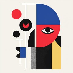 Poster - Innovative graphic design illustrations modern art gallery digital artwork vibrant colors abstract concepts