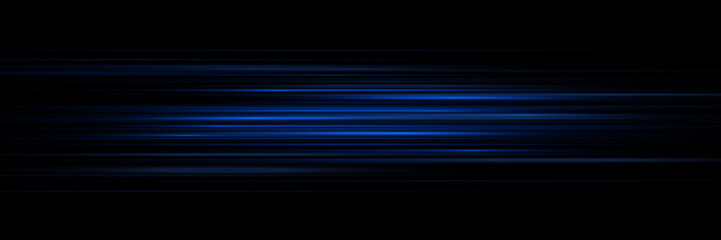 Wall Mural - panoramic high speed technology concept, light abstract background. png glitter sparkle star trail, 