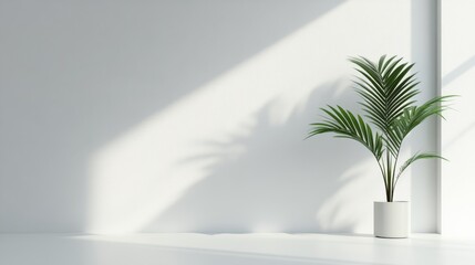 Poster - Minimalist vector art of a plain white background