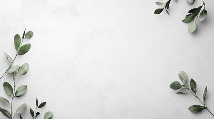 Poster - Minimalist vector art of a plain white background