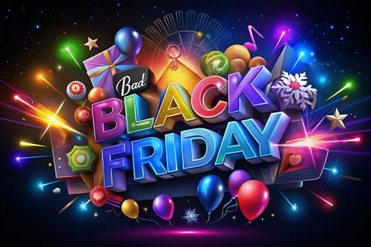 Design Black Friday Poster for advertising, banners, leaflets, Sale discount and flyers.