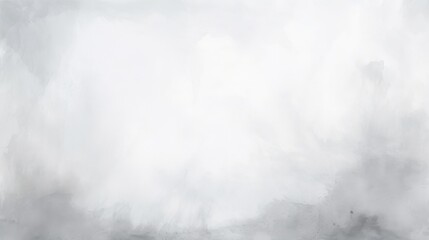 Poster - Soft Gray Watercolor Background Ideal for Text Overlay, Subtle and Calming Light Aesthetic for Art, Design, and Marketing Purposes
