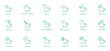 © yasindu - Unique and Flavorful Tea Vector Icons: Exotic and Delicious Combinations