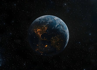 earth at night: a cosmic perspective