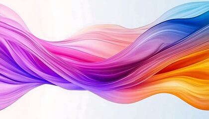 Leinwandbilder - ABSTRACT LIQUID LINES WHIT VIBRANT COLORS SMOOTH WALLPAPER. ,


