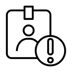 Poster - badge ccount alert