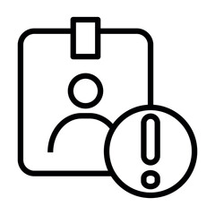 Poster - badge ccount alert