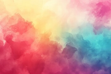 Poster - Colorful abstract background showcases swirling hues of red, pink, yellow, and blue in a vibrant display of creativity and artistry