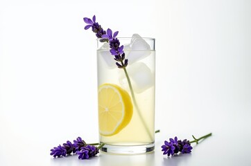 Wall Mural - Refreshing and revitalizing, lavender lemonade offers a soothing and uplifting experience