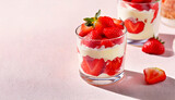 Fresas con crema