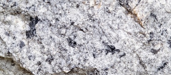 Poster - Gray granite rock texture with mineral patterns and natural variations Copy Space