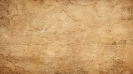 Wall Mural - Seamless Vintage Beige Brown Texture with Wrinkles and Creases for Background and Design Purposes