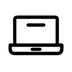 Aufkleber - Laptop Vector Icon for Technology and Computing Representation
