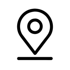 Aufkleber - Location Pin Vector Icon for Navigation and Geolocation Representation
