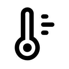 Poster - Thermometer Vector Icon for Temperature and Medical Representation