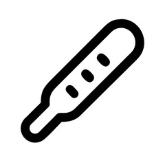 Poster - Thermometer Vector Icon for Temperature and Medical Representation