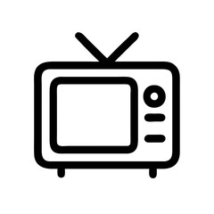 Poster - TV Vector Icon for Entertainment and Media Representation