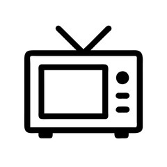 Poster - TV Vector Icon for Entertainment and Media Representation