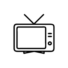 Poster - TV Vector Icon for Entertainment and Media Representation