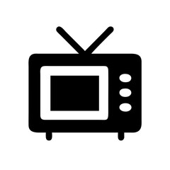 Poster - TV Vector Icon for Entertainment and Media Representation