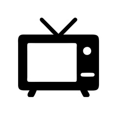 Poster - TV Vector Icon for Entertainment and Media Representation