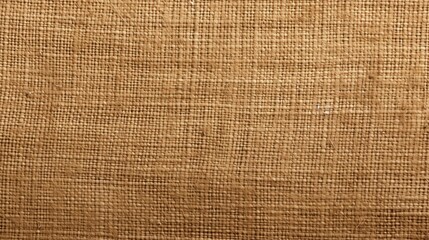 Poster - Detailed Close-Up of Natural Burlap Fabric Texture Background with Organic Patterns and Neutral Color Tones for Creative Projects
