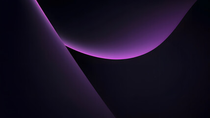 Poster - purple abstract: a captivating abstract image featuring flowing, luminous purple shapes against a da