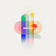 Poster - Vibrant gradient illustrations showcase digital art gallery abstract design contemporary environment artistic viewpoint