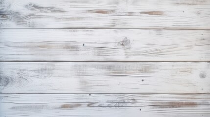 Wall Mural - Aged White Wooden Plank Texture Background Ideal for Rustic Decor and Design Projects Showcasing the Beauty of Natural Timber Patterns