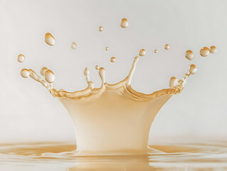Poster - Dynamic water splash action studio setting high-quality image minimalist background close-up view liquid motion concept