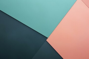 Poster - Abstract background showing intersecting geometric shapes creating colorful pattern