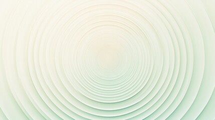 Aufkleber - Circular patterns created by concentric waves in a soft, light background conveying a sense of calmness and serenity. Generative AI