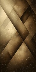 Wall Mural - An abstract background featuring overlapping geometric shapes in various shades of gold and brown, creating a sense of depth and dimension with a starry texture.