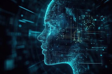 Poster - Technology control law ai concept for AI ethics and Developing artificial codes of ethics .Compliance regulation standard and responsibility for guarding against .