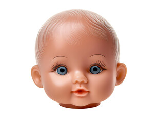 Wall Mural - plastic toy baby doll's head