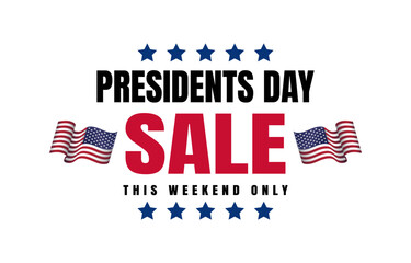 presidents day sale banner