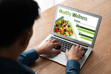 Poster - healthy living website provide information for healthy diet and food cooking recipe for good health 