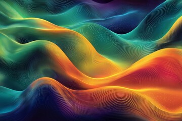 Poster - Background striped line illustration, artistic design