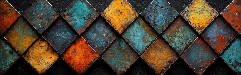 Poster - An abstract horizontal background featuring a simple geometric design suitable for web themes and headers