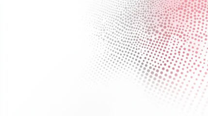 Poster - Abstract Background with Red and Gray Halftone Dot Pattern Design