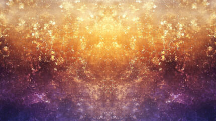 A seamless gradient background with warm golden tones merging into cool purples and blues