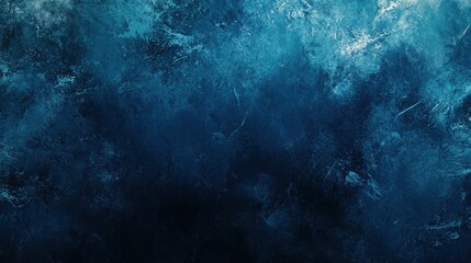 Poster - Deep Blue Abstract Texture with Subtle Grunge Effects and Depth