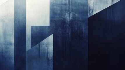 Poster - Abstract Geometric Background with Dark Tones and Textures