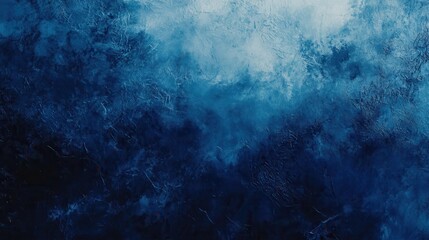 Poster - Abstract Blue Texture Background with Fractal Patterns and Depth