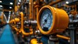 © AGUNG - Industrial pressure gauge in a pipeline facility (1)