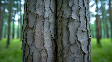 Pine tree trunks, forest background, nature texture, website design