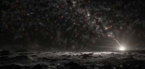 celestial showcase of sparkling stars against a pitch-black background, stars, cosmos
