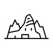 © Tech.Illustrations - Berg Hügel Goldmine Symbol