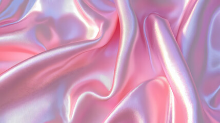 Wall Mural - glass morphism pink style